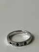 Allianz ring diamonds & sapphire 14kt white goldSize 50.5