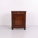 Antique Mahogany Console Cabinet with Carved Details and Ornaments 1860s
