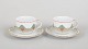 Royal Copenhagen Christmas Joy, pair of coffee cups with ...