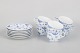Royal Copenhagen, Blue Fluted Half Lace, set of six cups ...