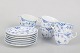 Royal Copenhagen, Blue Fluted Half Lace, set of six cups ...