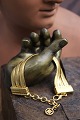 K&Co. presents: Vintage Givenchy bracelet in gold-colored metal from the 80s...