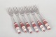 L'Art presents: Bjørn Wiinblad for Rosenthal, set of six cake forks.