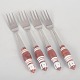L'Art presents: Bjørn Wiinblad for Rosenthal, set of four cake forks.