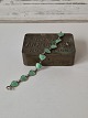 Karstens Antik presents: Volmer Bahner vintage heart child's bracelet in sterling silver and green enamel