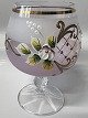 Cognac shot glass with floral motif Pastel Rosa.Height ...