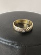 Antik Huset presents: Vintage Ring with Diamond 14 kt red / white gold.Size 51