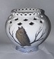 FULL LACE ON SIX FEET: Royal Copenhagen owl vase