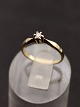 14 carat gold solitaire ring with diamond