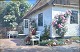 "Woman in the Garden, Sørup" – Fine oil painting in a ...