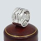 Antik Damgaard-Lauritsen presents: Georg Jensen, Nina Koppel; Fusion ring, three rings made in 18k white gold
