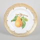 L'Art presents: Royal Copenhagen, Flora Danica fruit plate.