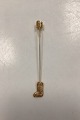 Danam Antik presents: Georg Jensen Golden Christmas Candleholder - X-mas Sock 2003