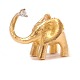 Aabenraa Antikvitetshandel presents: Ole Lynggaard Copenhagen large 14kt gold elephant clasp with a diamond. ...