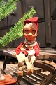 Cute, old shop Santa with felt clothes and clogs...