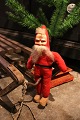Old Santa Claus with body in straw - felt and face in ...