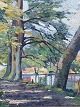 Moster Olga - Antik og Design presents: Oil painting on canvas*650 DKK
