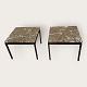 Moster Olga - Antik og Design presents: 2 marble tables*1,100 kr. for both