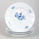 Royal Copenhagen Blue Flower Angular, set of four dinner ...