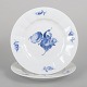 Royal Copenhagen Blue Flower Angular, pair of dinner plates.