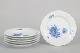 Royal Copenhagen Blue Flower Curved, set of six salad ...