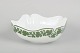 Meissen, bowl with vine leaf pattern.
