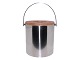 Stelton Cylinda LineIce bucket with teak lid
