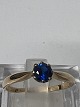 Antik Huset presents: Vintage ladies' ring with blue stone 14 karat.Size 55.5.