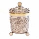 A large and very early Danish 17th century lidded silver ...