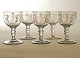Set of five gilt glasses. Gjøvig, Norway, circa 1810-20. ...
