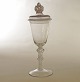 Norwegian Lidded glass from Nøstetangen or Hurdal dated ...
