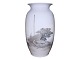 Antik K presents: Royal CopenhagenLarge unique floor vase with sailboats by Richard Bøcher, 1930