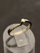 14 carat white gold ring with diamond