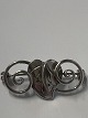 Silver BroochSize 3.2 x 1.5 cm.