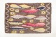 Swedish rya carpet, circa 1970s.