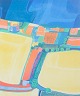 L'Art presents: Henrik Buster Bruun, colour lithograph, listed Danish artist.
