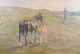 L'Art presents: Johannes Resen Steenstrup, oil on canvas, listed Danish artist.