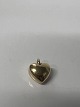 Heart Charms / Pendant 14 carat solid Gold.Height 1.7 cm.