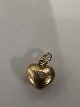 14k Heart with inlaid diamond solid goldCharms / ...