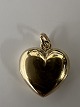 14 carat gold Heart.Charms / Pendant.Height 1.6 cm.