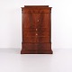 Antique Tall Cabinet with Doors and Drawers 19th Century