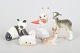 L'Art presents: Lomonosov, set of five animal figurines.