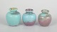 L'Art presents: Richard Uhlemeyer, set of three vases.
