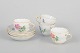 Meissen, set of four hand-painted demitasse cups with ...