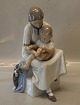 Large B&G 1829 Mother with Baby 31 cm & Cat B&G Porcelain