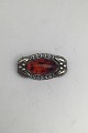 Georg Jensen Sterling Sølv Brooch No. 223 (Amber)