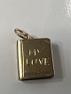 14 karat gold. Book engraved with My Love.Charms / ...