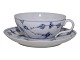 Blue Fluted PlainSmall chocolate cup #88