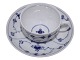 Blue Fluted PlainCoffee cup with inside decoration #70