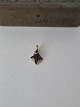 Amethyst pendant in 8-karat gold